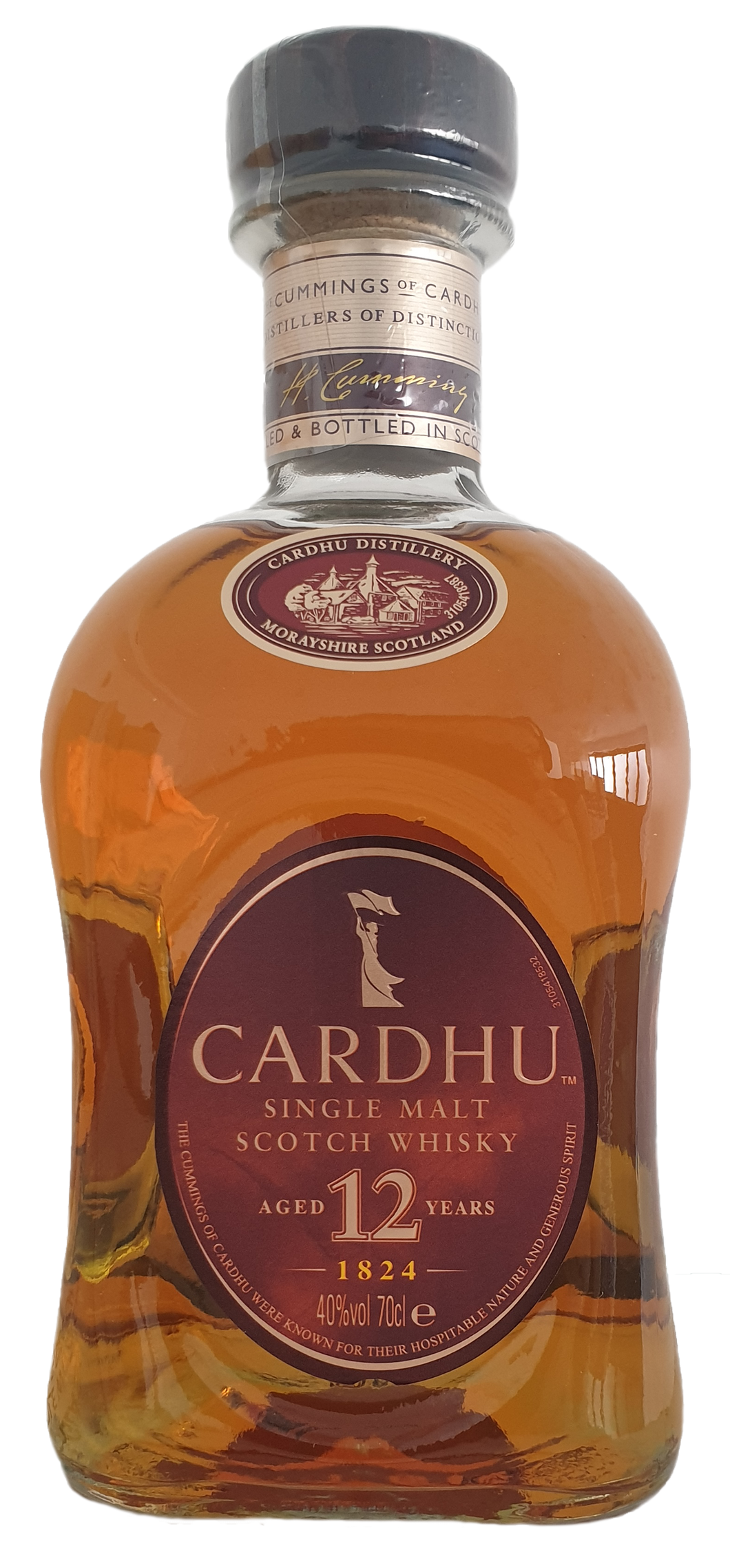 Whisky CARDHU 12 años 700 ml.