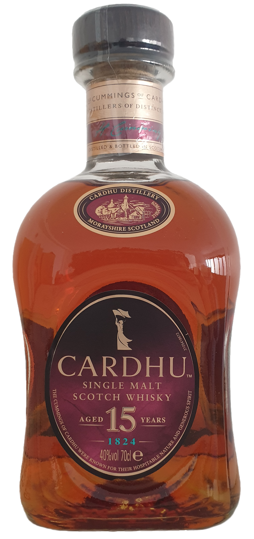 Whisky CARDHU 15 ans 70 cl