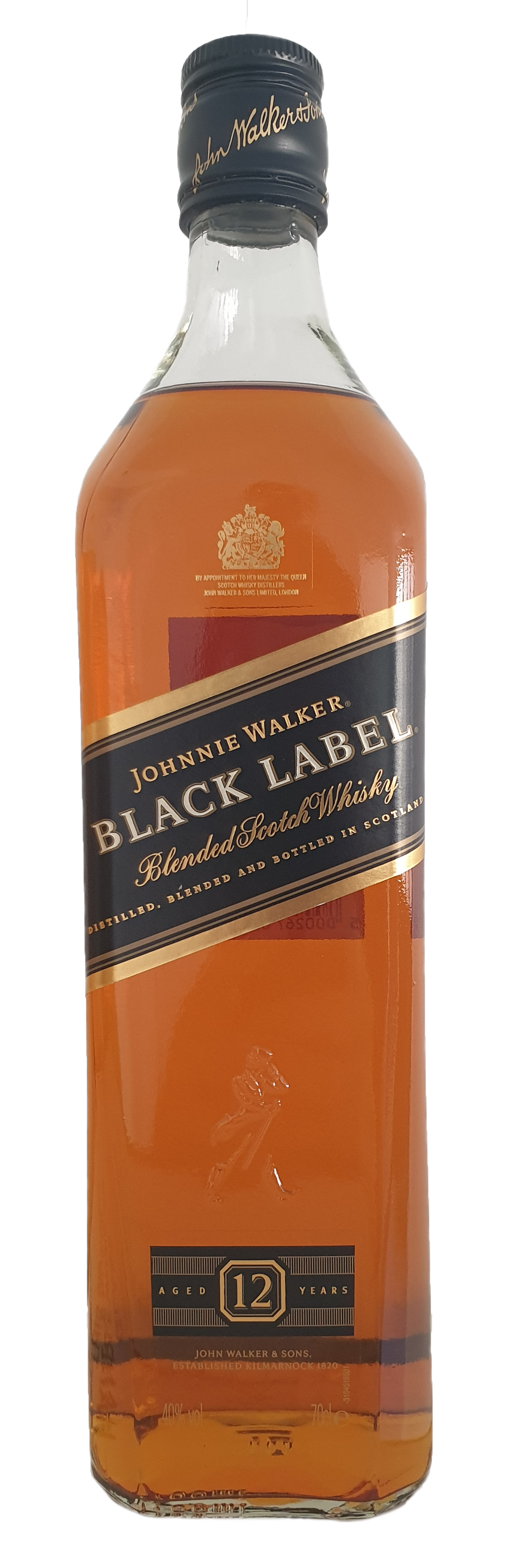 Whisky Johnnie Walker BLACK LABEL 12 ans 70 cl