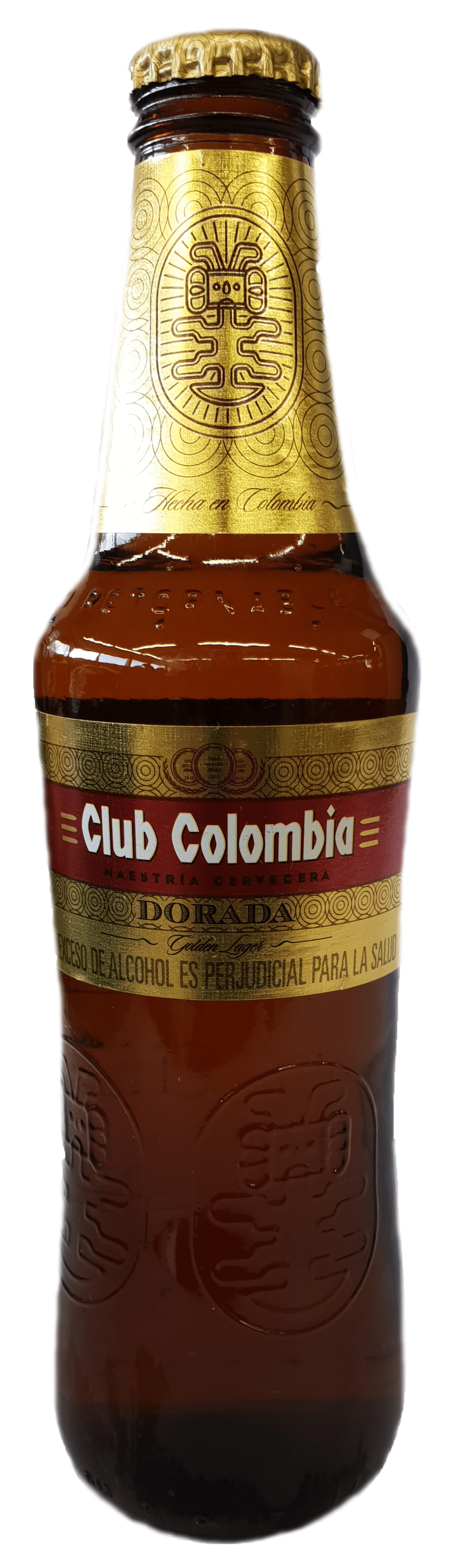 Cerveza CLUB COLOMBIA Dorada en botella 330 ml.